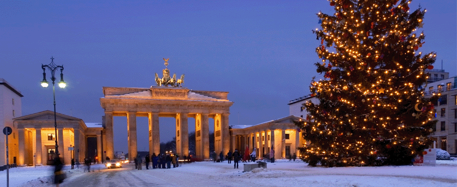berlijn kerst brandenburger tor