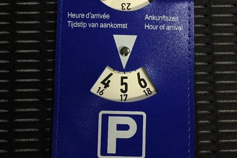 blauze zone kaart schijf