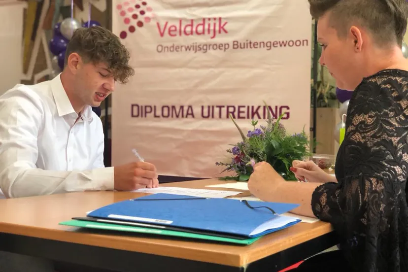diploma uitreiking