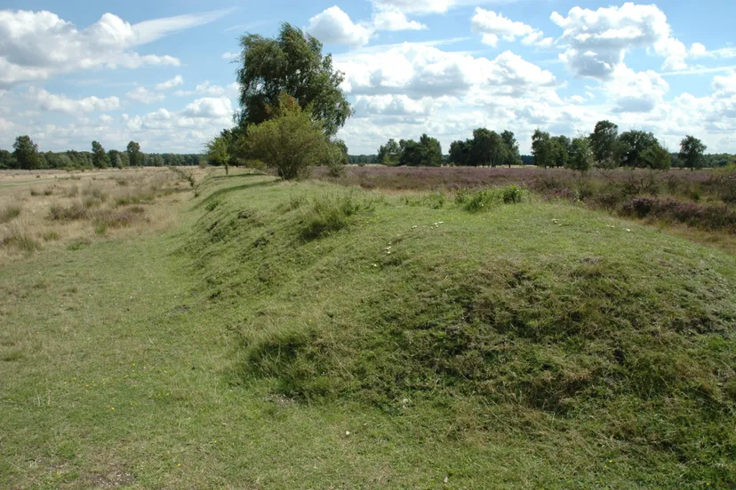 groote heide markering landingsbaan h bussink limburgs landschap