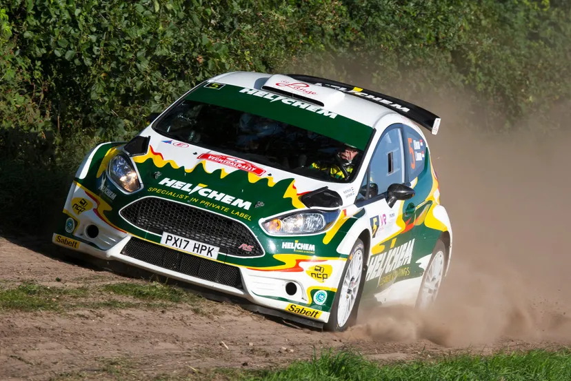 henk vossen in actie in de vechtdal rally