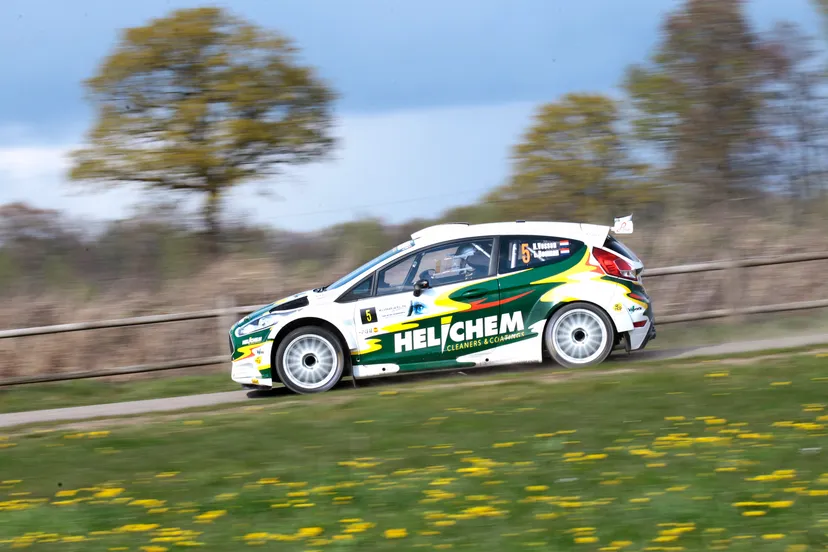 henk vossen in actie in de visual art rally