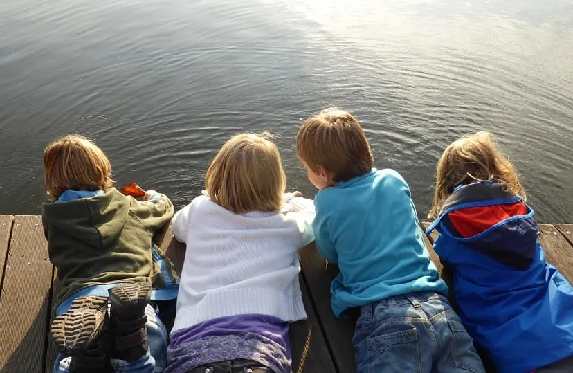 kinderen in de natuur