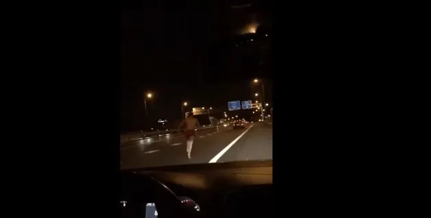 man rent in onderbroek