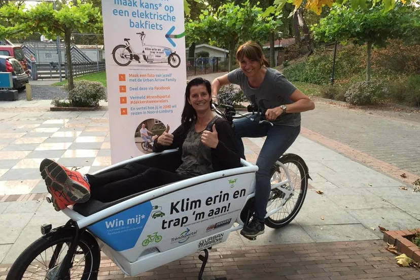 persfoto winnende inzending elektrische bakfiets trendsportal