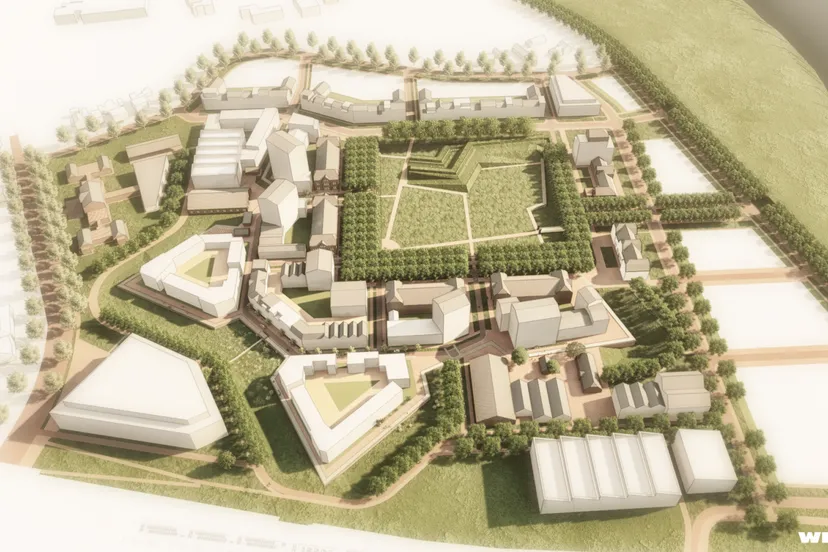 w8 vogelvlucht kazerne kwartier zuid