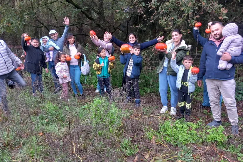 kennismakingsochtend moestuin project in tutti frutti bos 02 11 2024