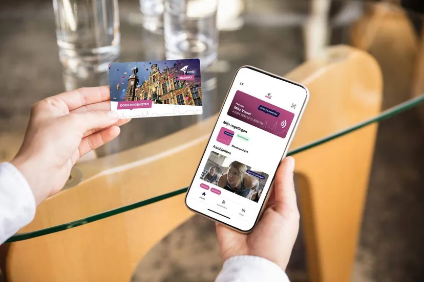 Afbeelding stadspas met app 2024