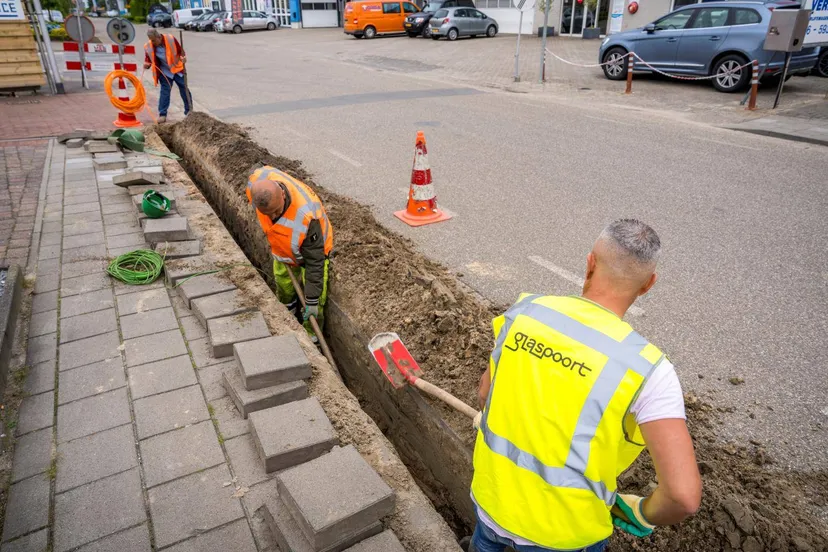 Aanleg glasvezel Glaspoort1