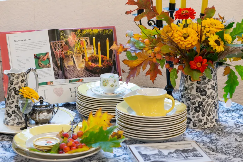 57 tableware flowers lim0627