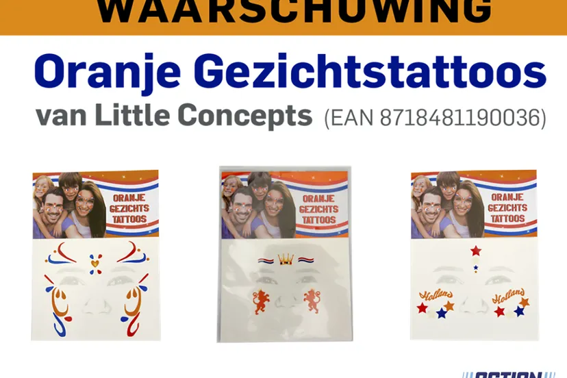 action gezichtstattoos