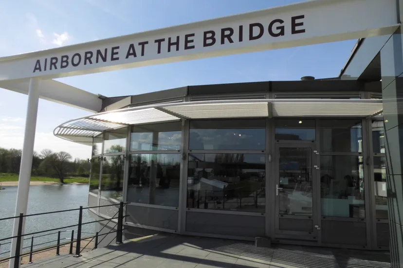 airborne at the bridge 13