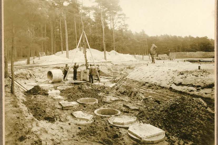 bouw van het jachthuis sint hubertus 1