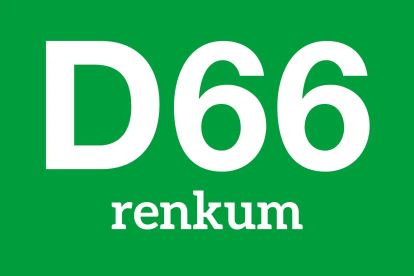 d66 logo rechthoek renkum 2