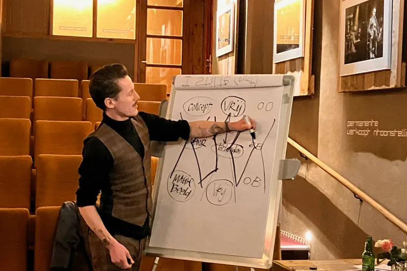 jesse laport geeft workshop spoken word