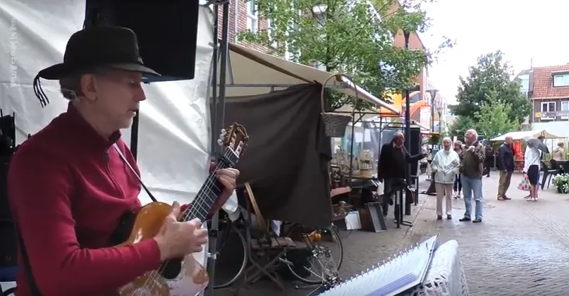 kunst en brocantemarkt