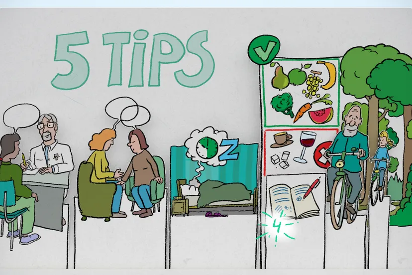 omgaan met spanning bij ziekte