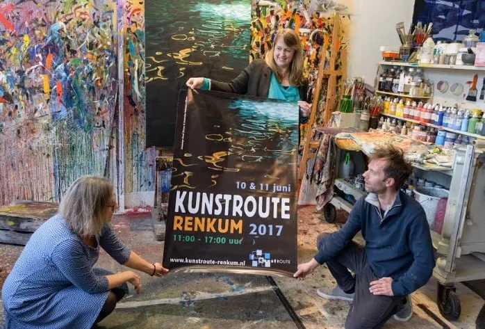 poster kunstroute 2017 henk moll