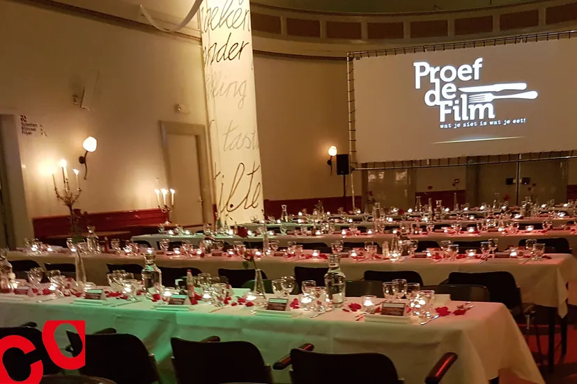 proef de film in de concertzaal oosterbeek