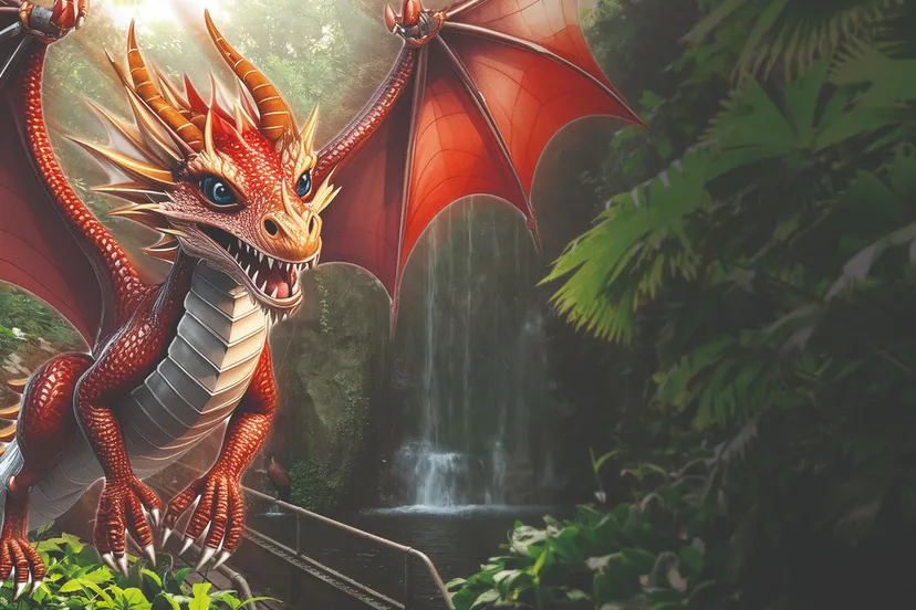 posterbeeld fantastische fabelwezens