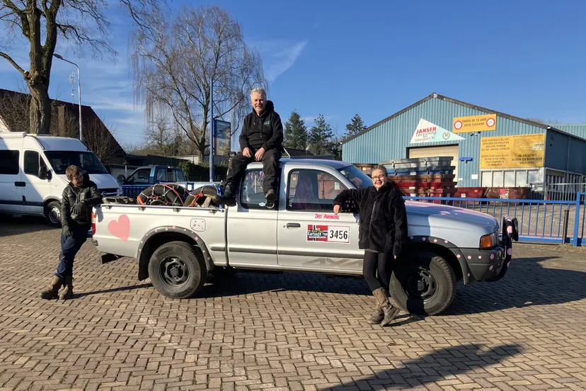 foto 2 familie schoot carbage run groot