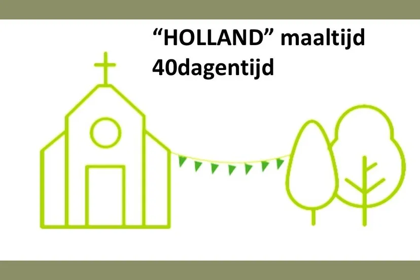 20250401 hollandmaaltijd groene kerk tekening