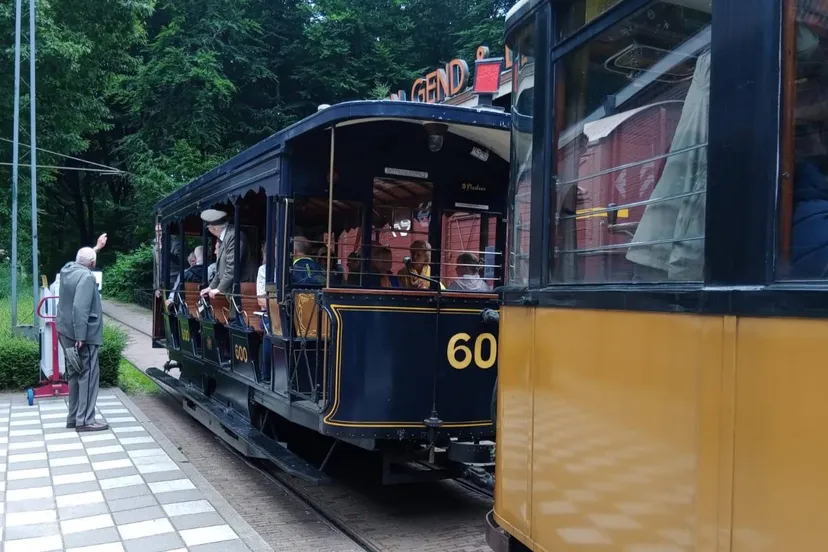 paardentram in het openluchtmuseum