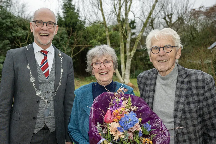 Echtpaar Fokkema-Bos 60jr. huwelijk