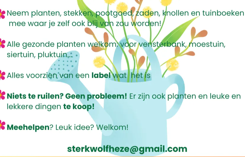 25 april plantenruilmarkt