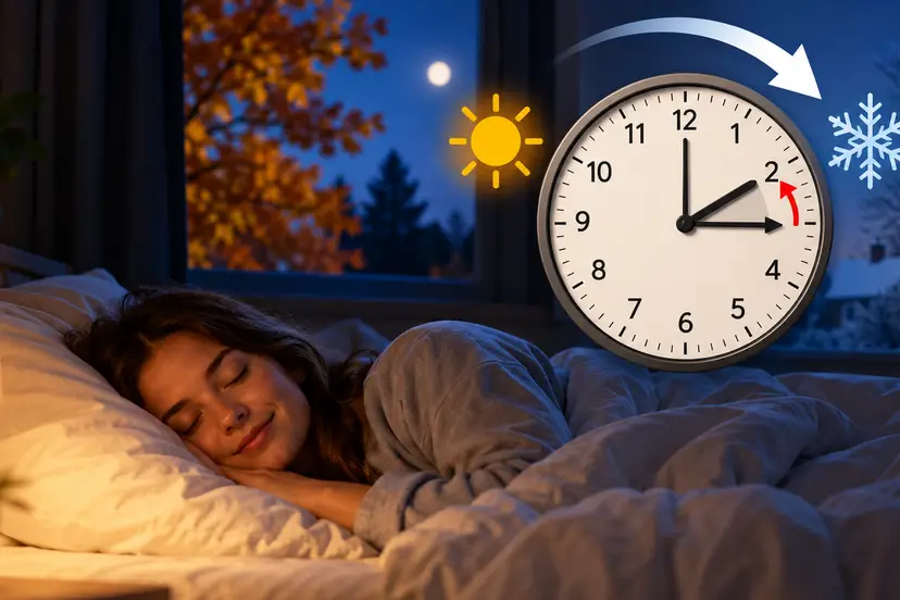 Zomertijd naar wintertijd in de slaapkamer