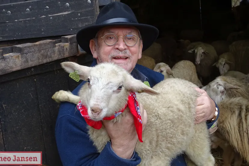 17 02 2021 adoptie 1e lammetje door hans westdijk rhedense schaapskudde 13