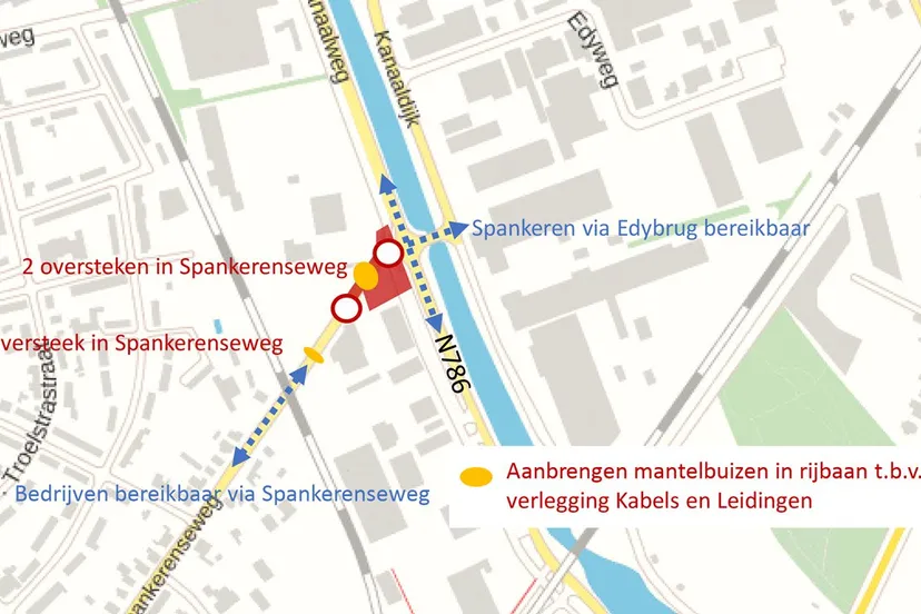 afsluiting spankerenseweg traverse dieren1