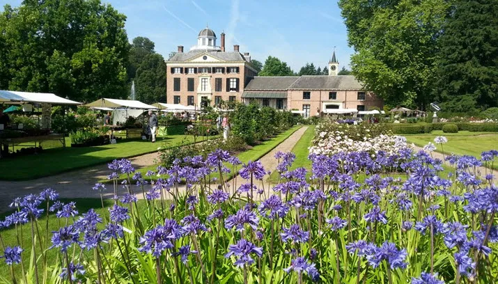 agapanthus en kasteeltuinmarkt geldersch landschap kasteelen