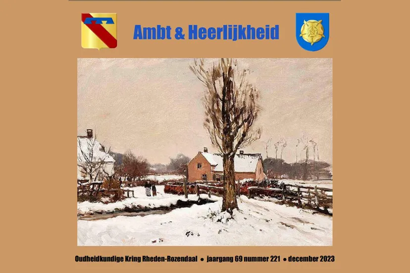 ambt heerlijkheid 221 oudheidkundige kring rheden rozendaal