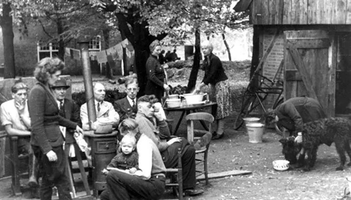 arnhemse evacus in het openluchtmuseum