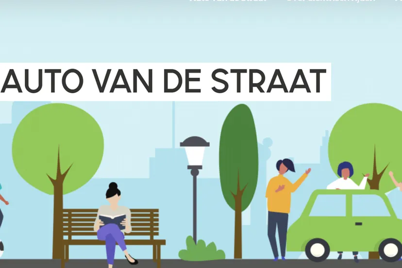 auto van de straat