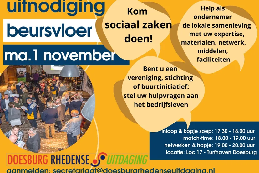 beursvloer 1 nov uitnodiging