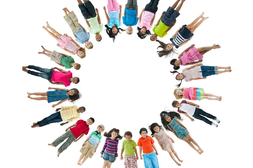 cirkel van kinderen