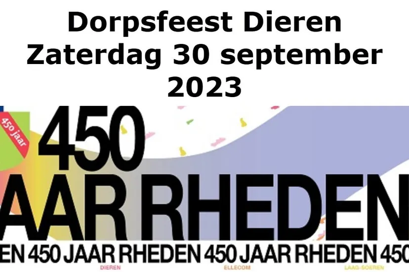 dorpsfeest dieren gemeente rheden