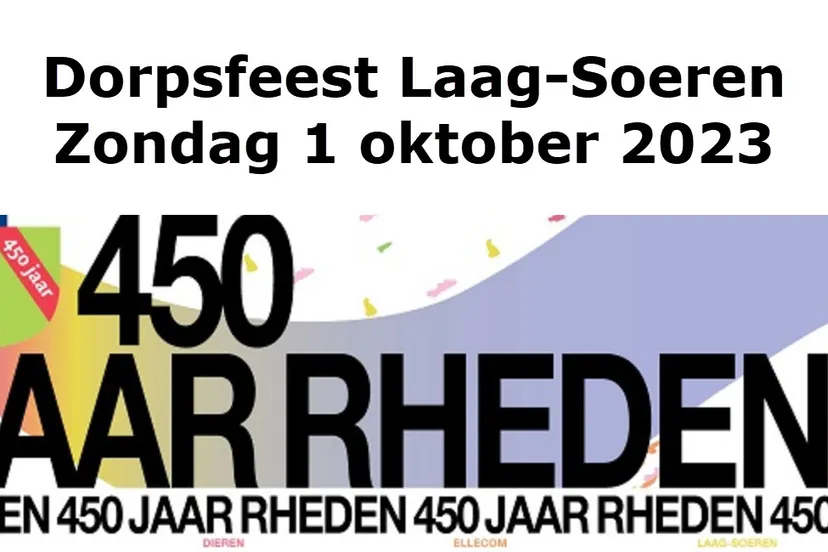 dorpsfeest laag soeren gemeente rheden