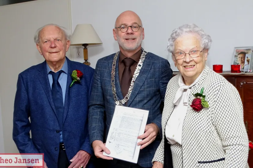 echtpaar verhaaff muller 70 jaar getrouwd gefeliciteerd