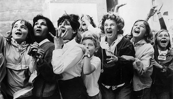 enthousiaste menigte