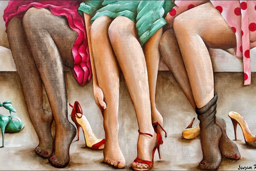 expositie sexy legs in galerie lijn 1 in velp susan ruiter