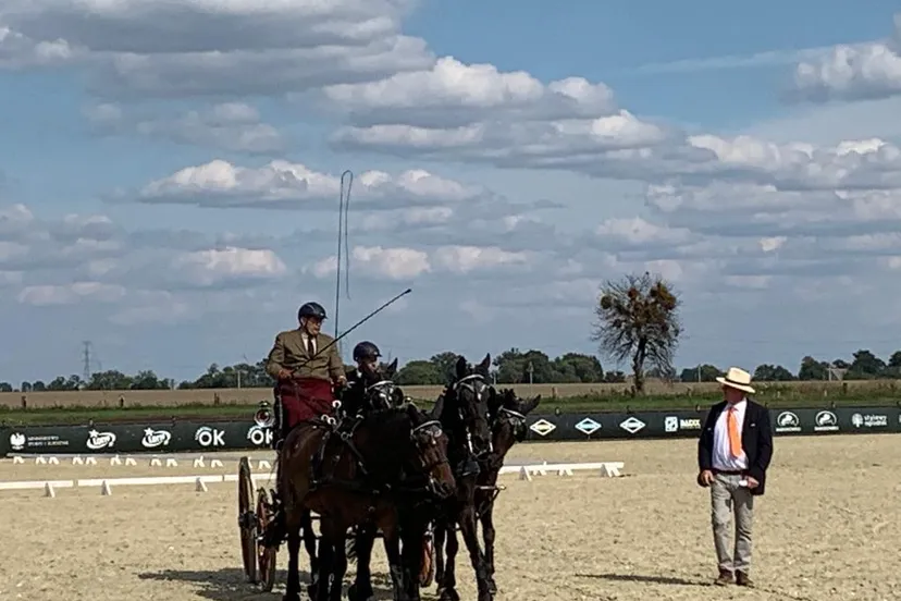 hans heus met bondscoach ad aarts geldersch vierspan team