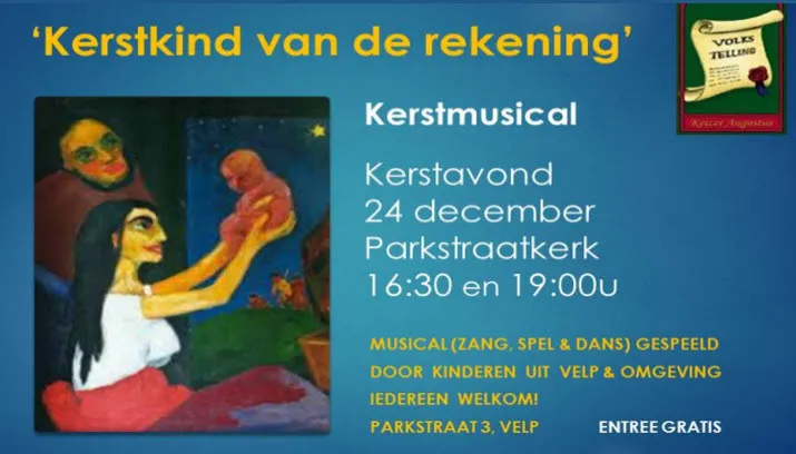 kerstkind van de rekening