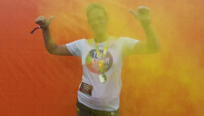 kim van veen color run