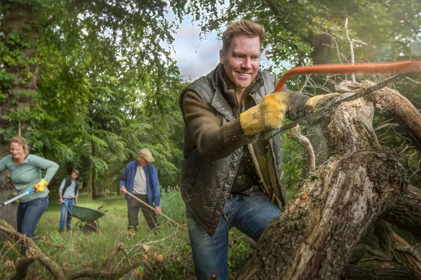 natuurwerkdag 2015 zagen sipke jan bousema