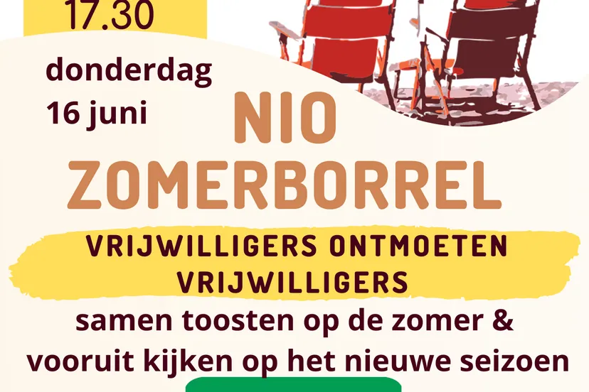 nio zomerborrel 16 juni 2022