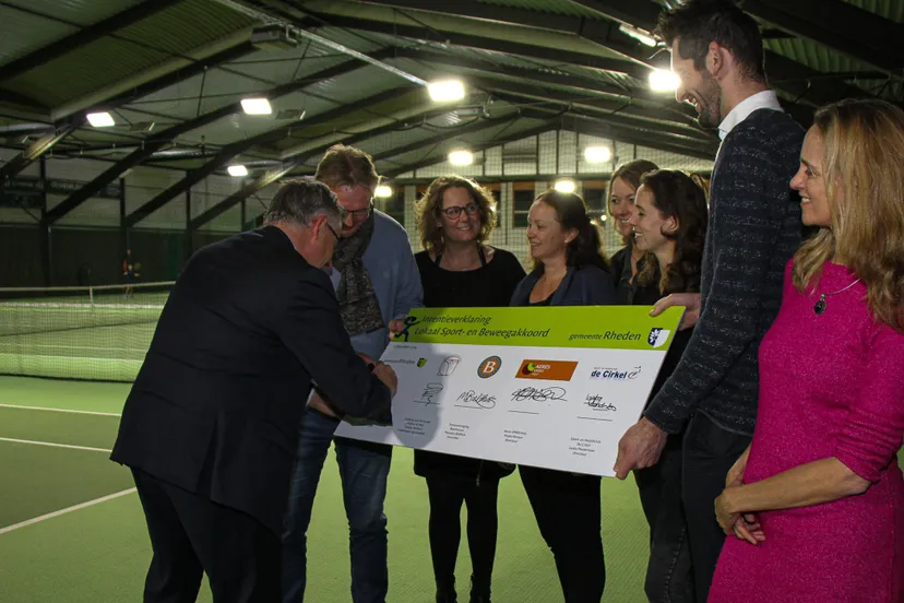 ondertekening lokaal sport en beweegakkoord gemeente rheden