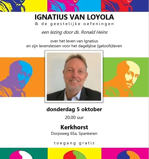 poster ignatius lezing met logo
